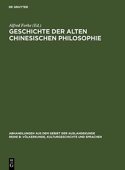 Geschichte der alten chinesischen Philosophie