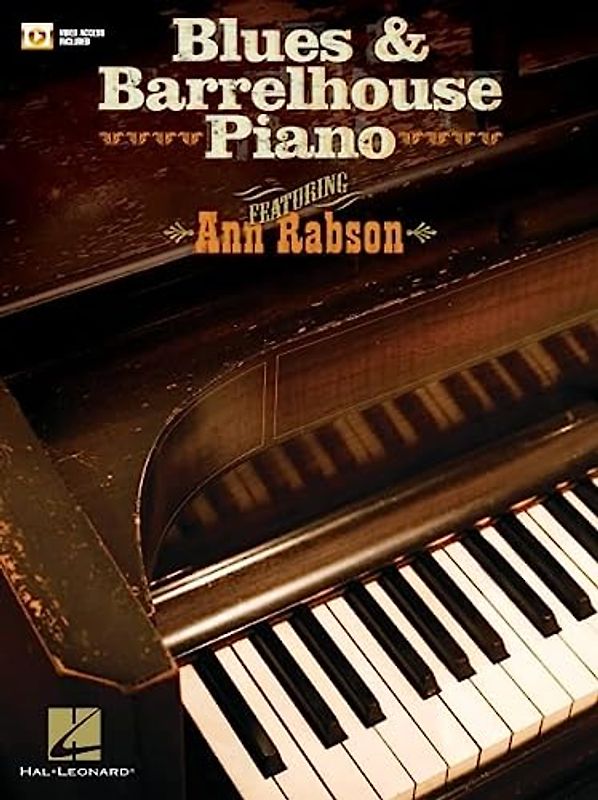 Rabson Ann Blues & Barrelhouse Piano Piano BK/DVD (Book & DVD)