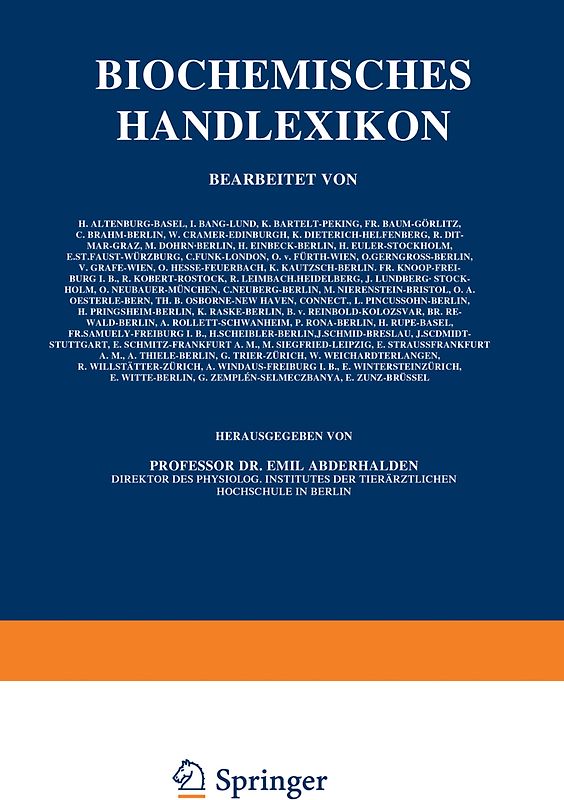 Biochemisches Handlexikon