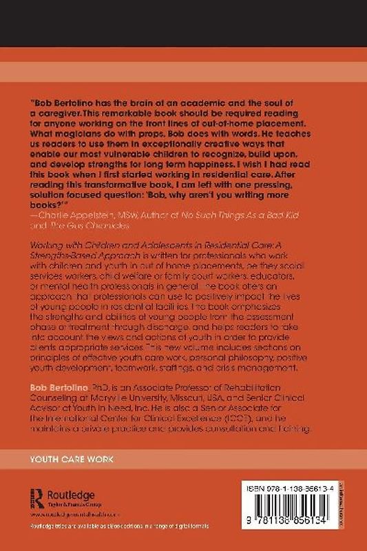 Working with Children and Adolescents in Residential Care