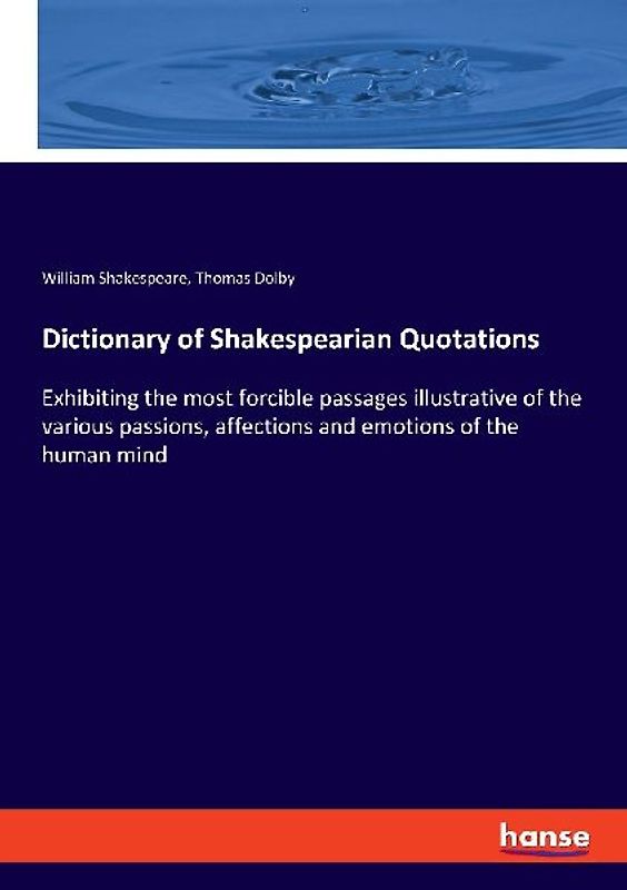 Dictionary of Shakespearian Quotations