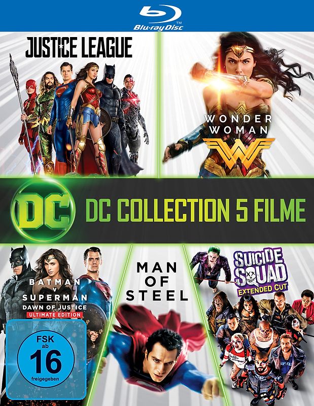 DC 5-Film-Collection Blu-ray Disc