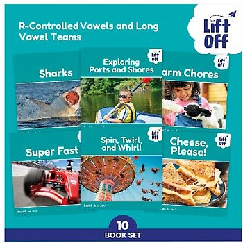 Phonic Books Lift Off Readers R Controlled Vowels and Long Vowel Teams