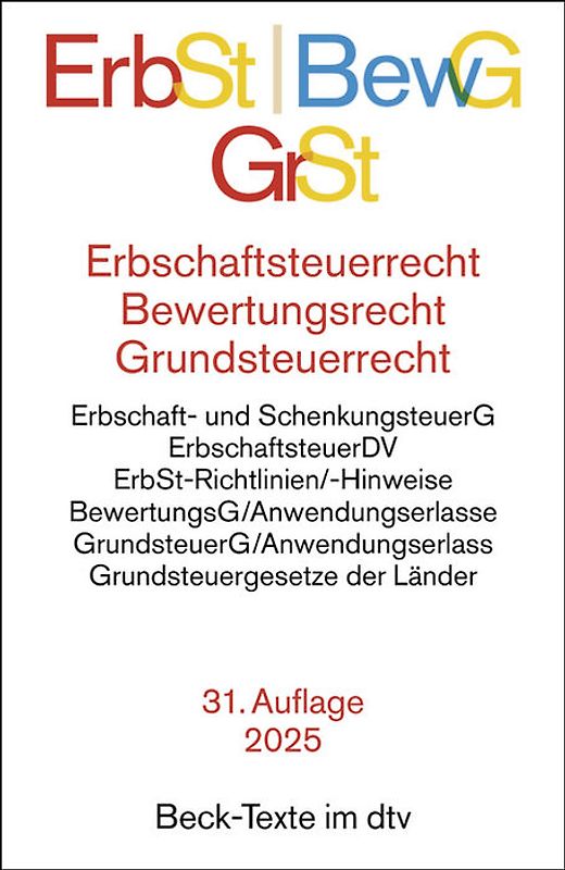 Erbschaftsteuerrecht / Bewertungsrecht / Grundsteuerrecht