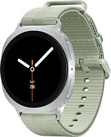 Samsung Galaxy Watch8 44 mm Cassa in alluminio silver con Athleisure Band S/M sage [Wi-Fi + 4G]