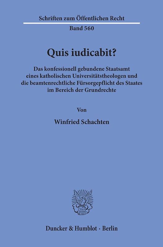 Quis iudicabit?