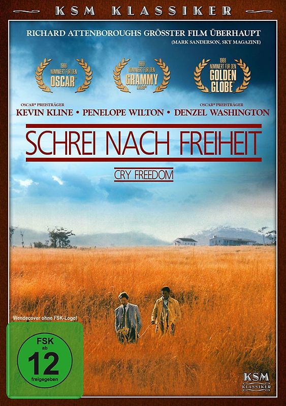 Schrei nach Freiheit DVD