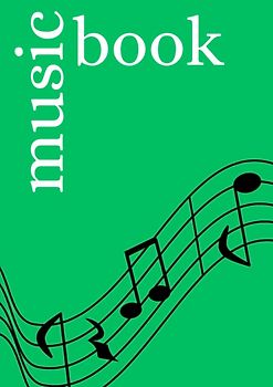 Music Book: DIN A4 Staff Book | 60 Pages with 12 Staves / Systems per Sheet | Paper 90g/m²