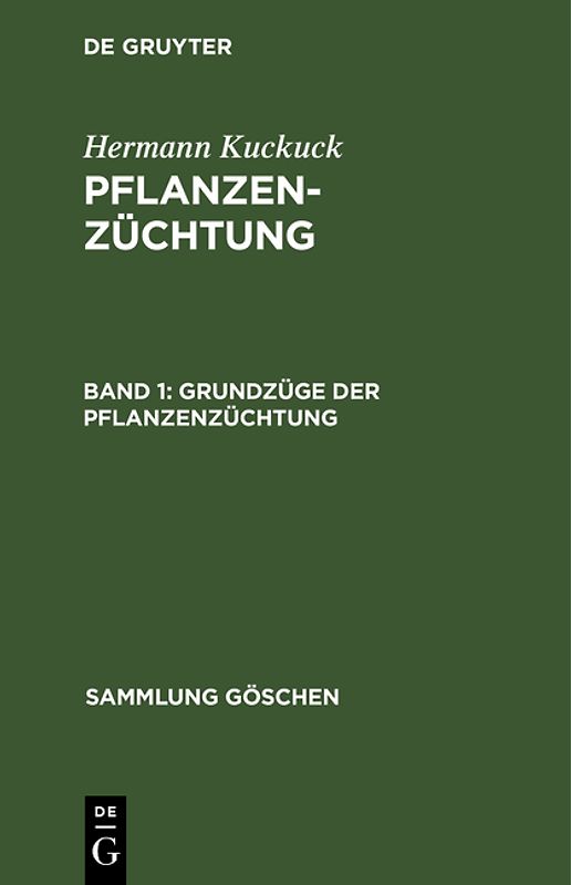 Pflanzenzüchtung