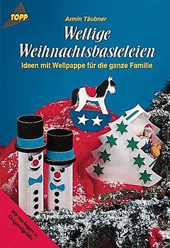 Wellige Weihnachtsbasteleien. Wellpappe