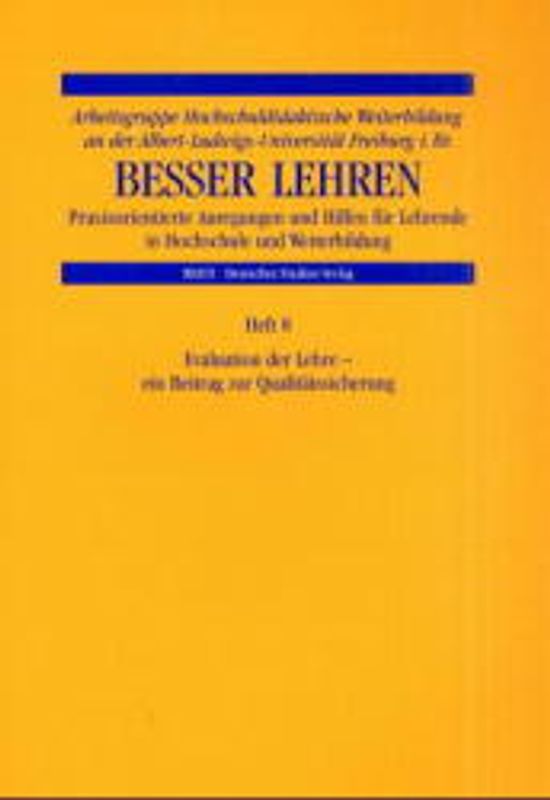 Besser Lehren / Evaluation der Lehre
