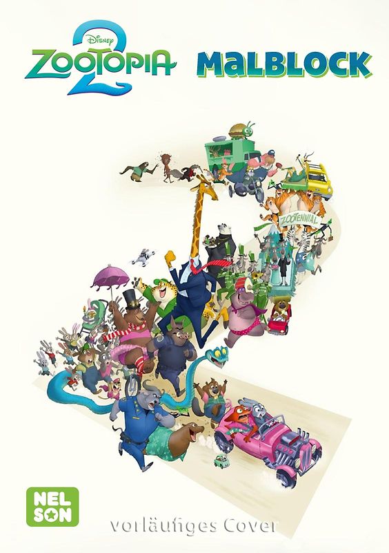 Disney Kreative Beschäftigung: Zoomania 2: Tierischer Malspaß