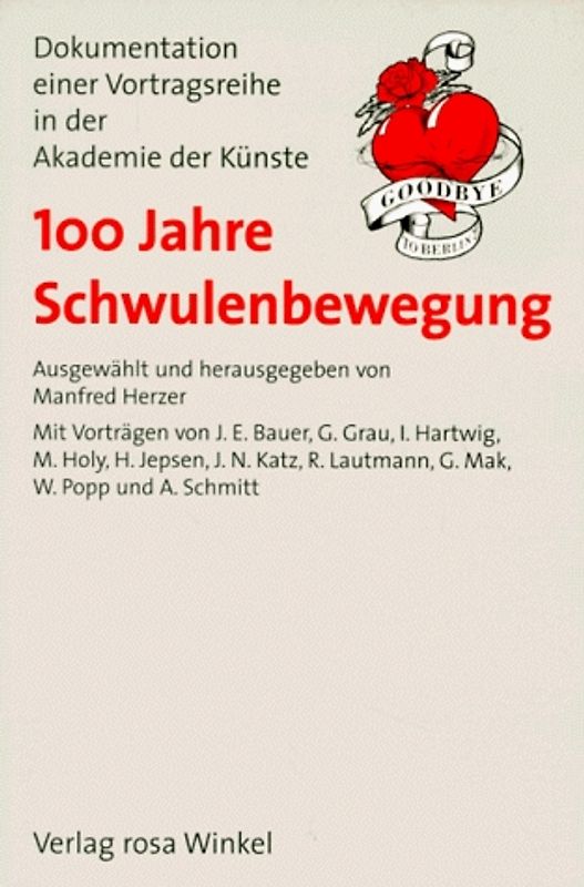 100 Jahre Schwulenbewegung