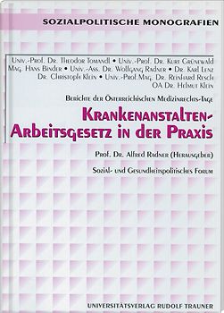 Krankenanstalten - Arbeitsgesetz in der Praxis