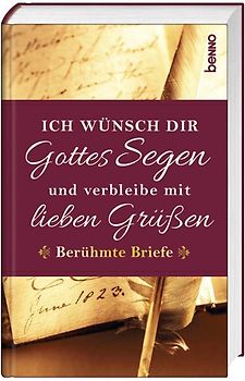 Ich wünsch Dir Gottes Segen und verbleibe mit lieben Grüßen