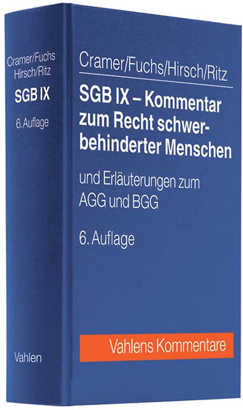 SGB IX - Kommentar zum Recht schwerbehinderter Menschen