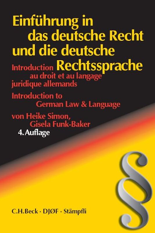 Einführung in das deutsche Recht und die deutsche Rechtssprache