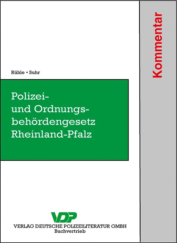 Polizei- und Ordnungsbehördengesetz Rheinland-Pfalz