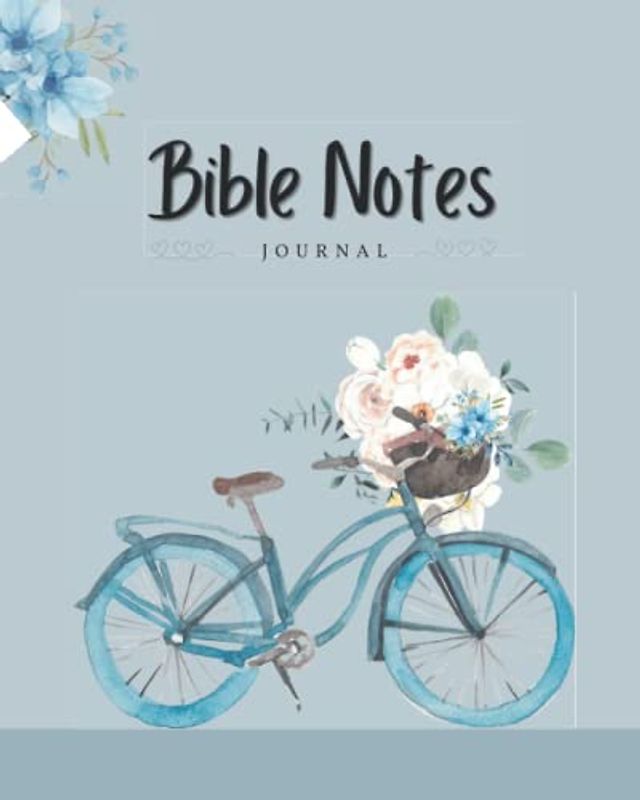 Bible Notes Journal: Large Journal for in-depth Bible study. Pre-set structure with Introduction, Context, Prayer and Praise and lots of Space for ... Studies and Sermons in this Floral Notebook.