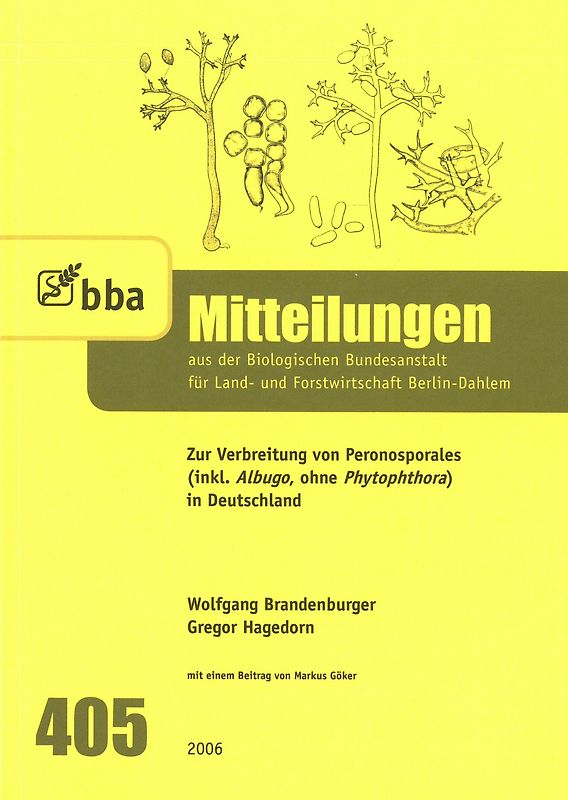 Zur Verbreitung von Peronosporales (inkl. Albugo, ohne Phytophthora) in Deutschland
