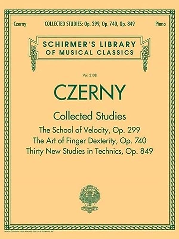 Czerny: Collected Studies - Op. 299, Op. 740, Op. 849