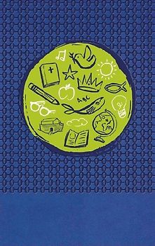 Nirv, Tiny Theologians Bible, Leathersoft Over Board, Blue, Comfort Print