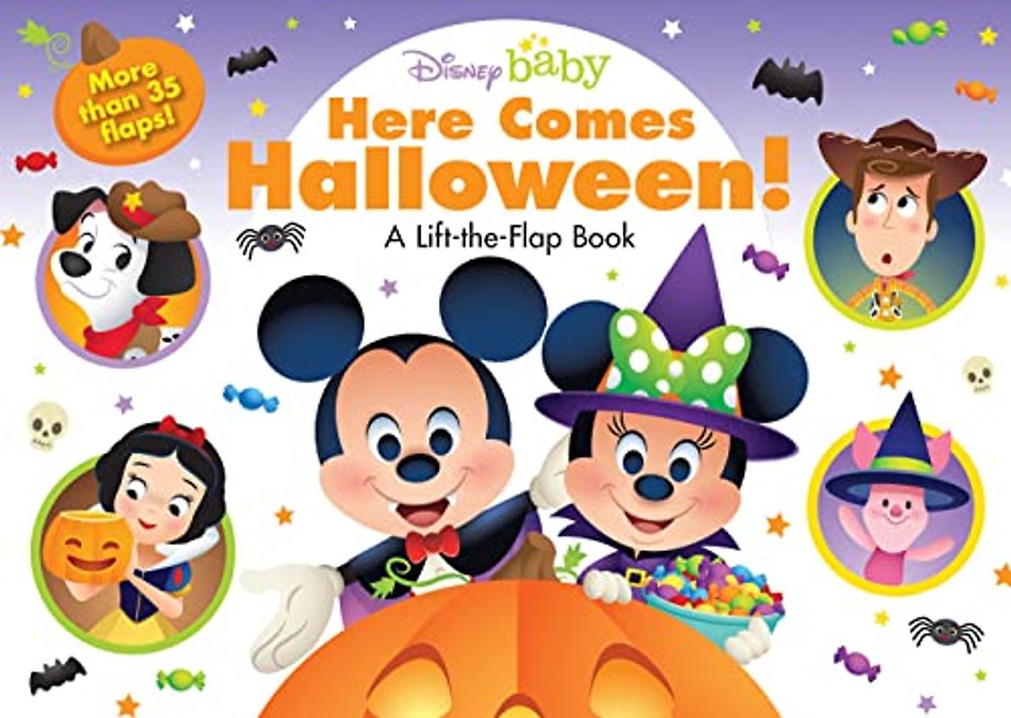 Disney Baby Here Comes Halloween!: A Lift-the-Flap Book