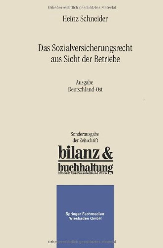 Das Sozialversicherungsrecht aus Sicht der Betriebe