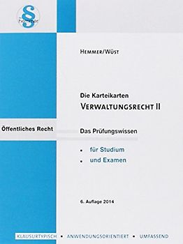 Karteikarten Verwaltungsrecht II