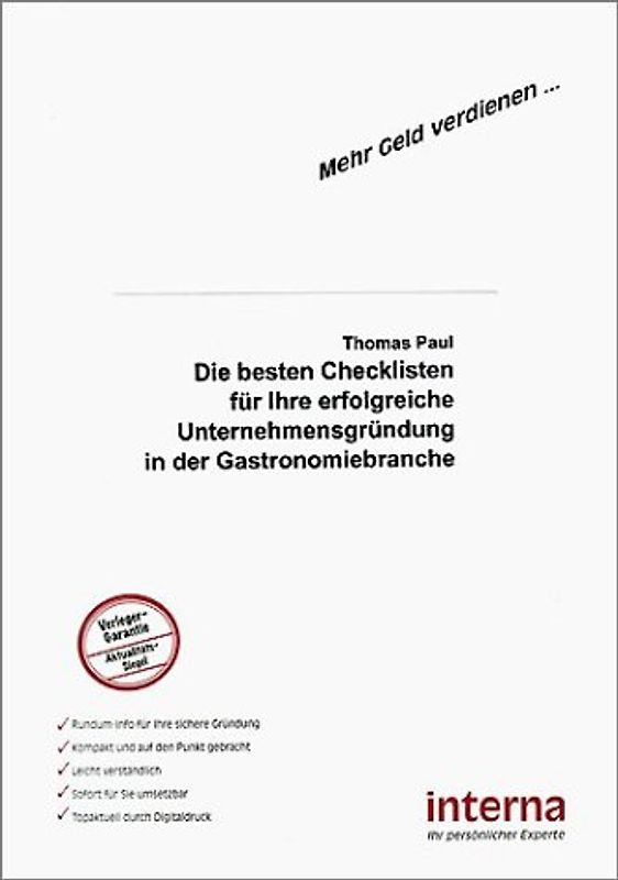 Die besten Checklisten für Ihre erfolgreiche Unternehmensgründung in der Gastronomiebranche