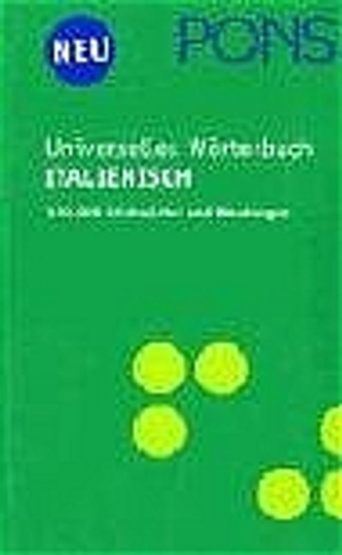 PONS Universelles Wörterbuch Italienisch