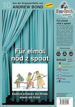 Für eimal nöd z spaat, Singspiel mit CD