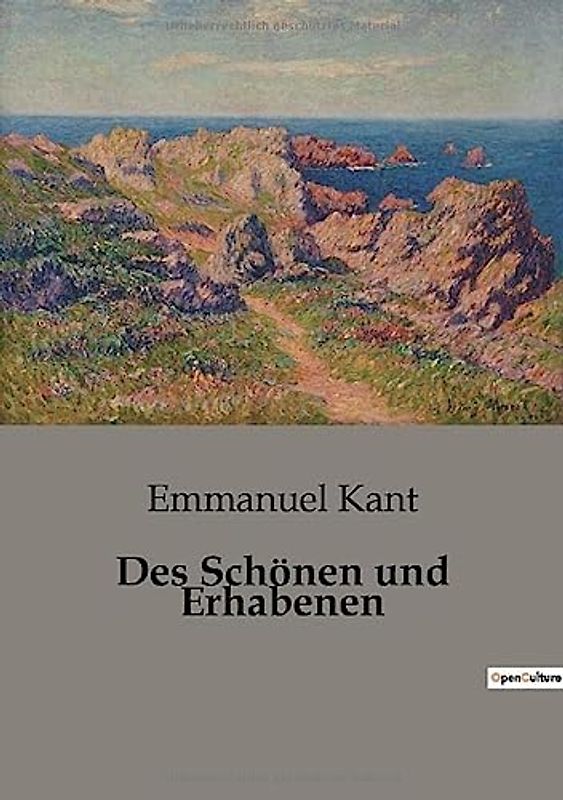 Des Schönen und Erhabenen