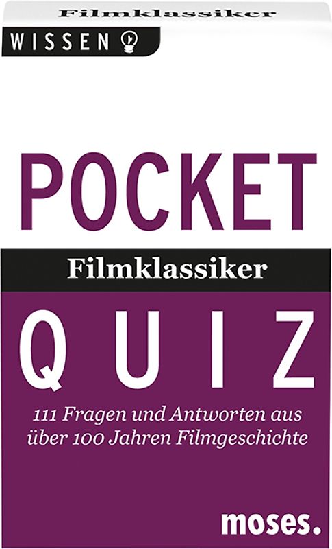 Pocket Quiz Filmklassiker. 111 Fragen und Antworten aus über 100 Jahren Filmgeschichte