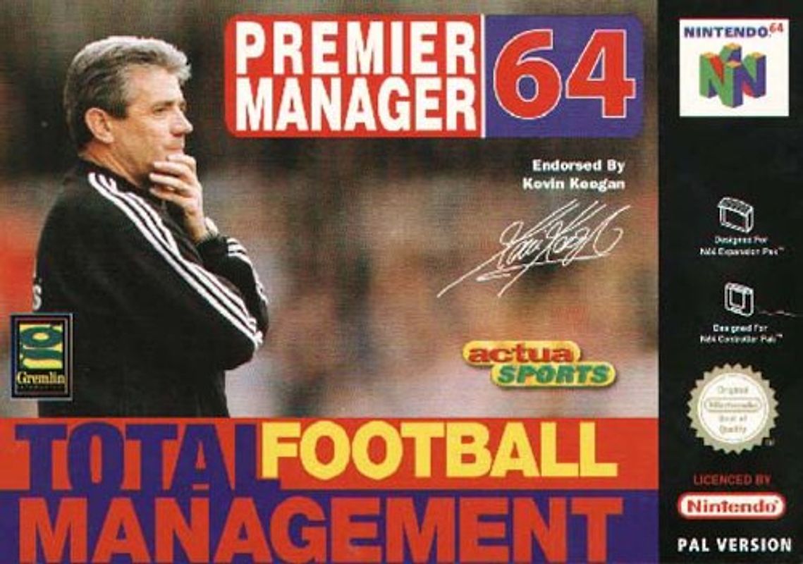 Premier Manager 64 Nintendo 64