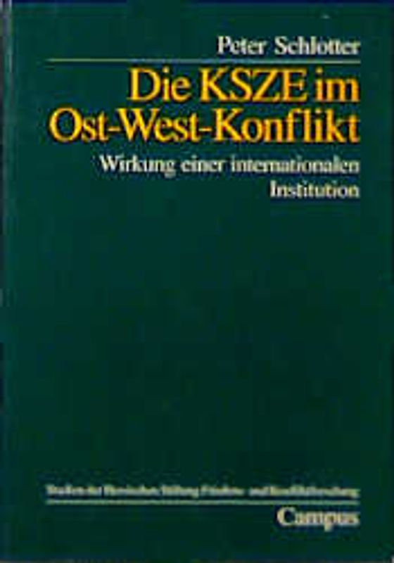 Die KSZE im Ost-West-Konflikt