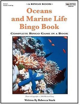 Oceans and Marine Life Bingo Book: Complete Bingo Game In A Book