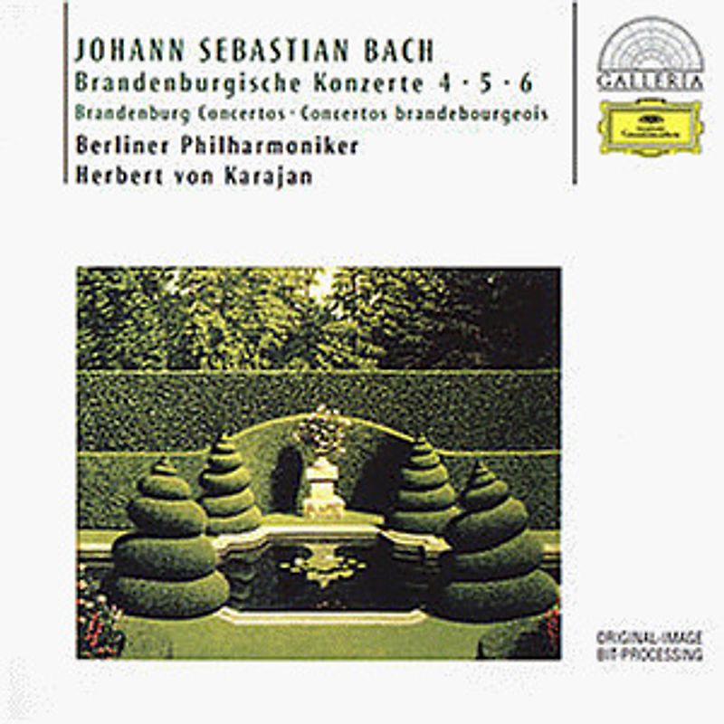 Herbert Von Karajan - Galleria - Bach (Brandenburgische Konzerte)