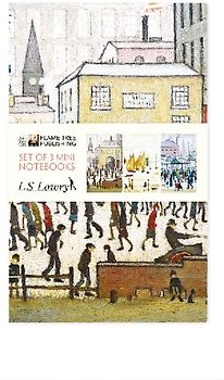 L.S. Lowry Set of 3 Mini Notebooks