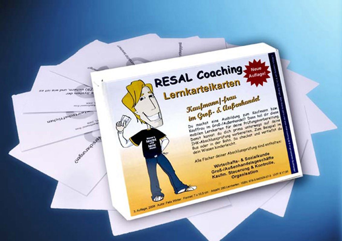 RESAL Coaching Lernkarteikarten Kaufmann & Kauffrau im Groß- und Außenhandel