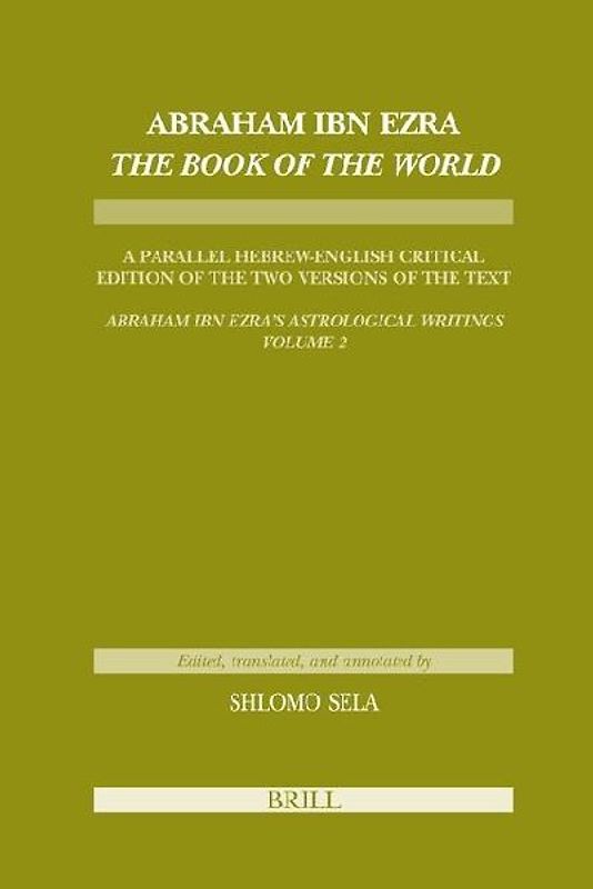 Abraham Ibn Ezra the Book of the World
