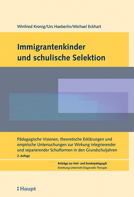 Immigrantenkinder und schulische Selektion
