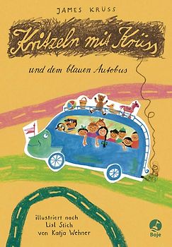Kritzeln mit Krüss und dem blauen Autobus