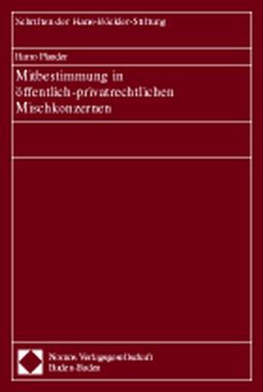 Mitbestimmung in öffentlich-privatrechtlichen Mischkonzernen