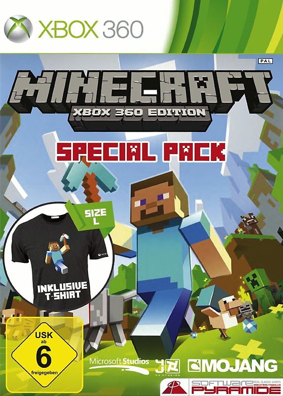 Minecraft [Special Pack, inkl. T-Shirt] Xbox 360