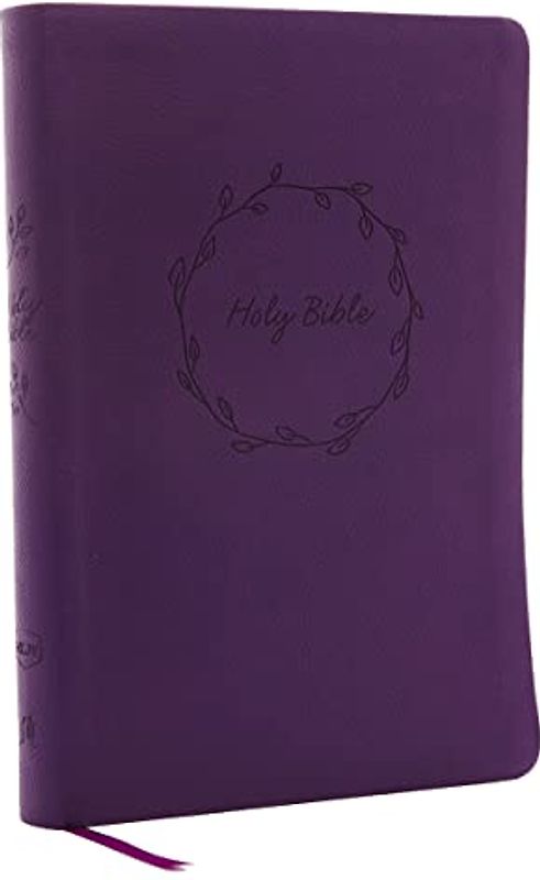 NKJV, Value Thinline Bible, Large Print, Leathersoft, Purple, Red Letter, Comfort Print: Holy Bible, New King James Version