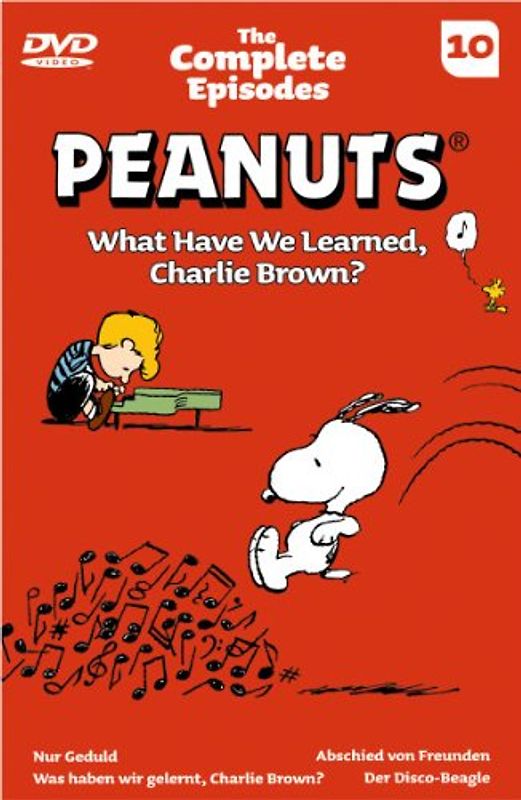 The Peanuts Complete Episode - Vol.10 - What have we learned Charlie Brown? DVD