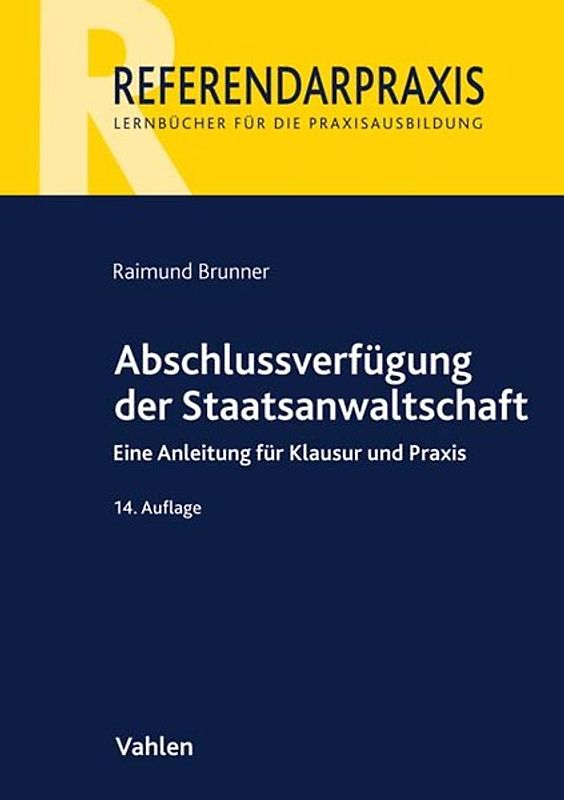 Abschlussverfügung der Staatsanwaltschaft