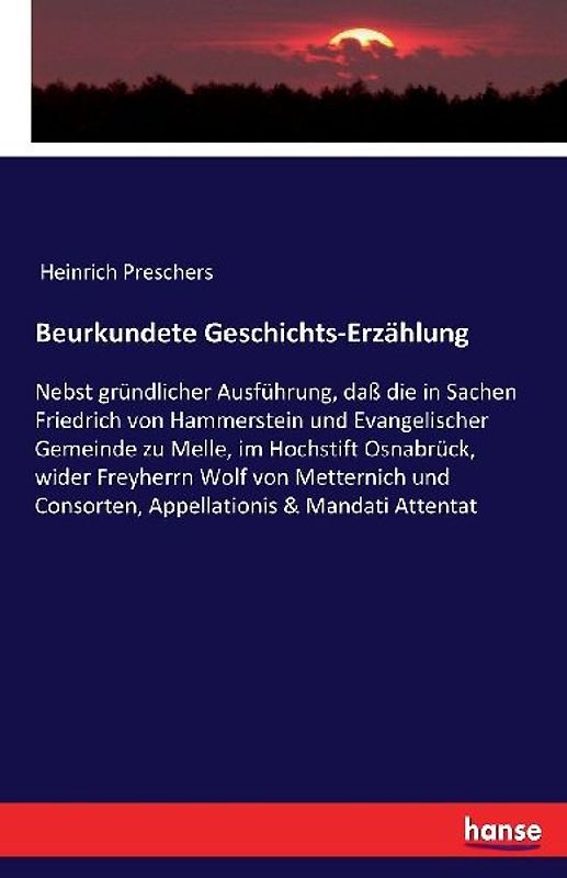 Beurkundete Geschichts-Erzählung