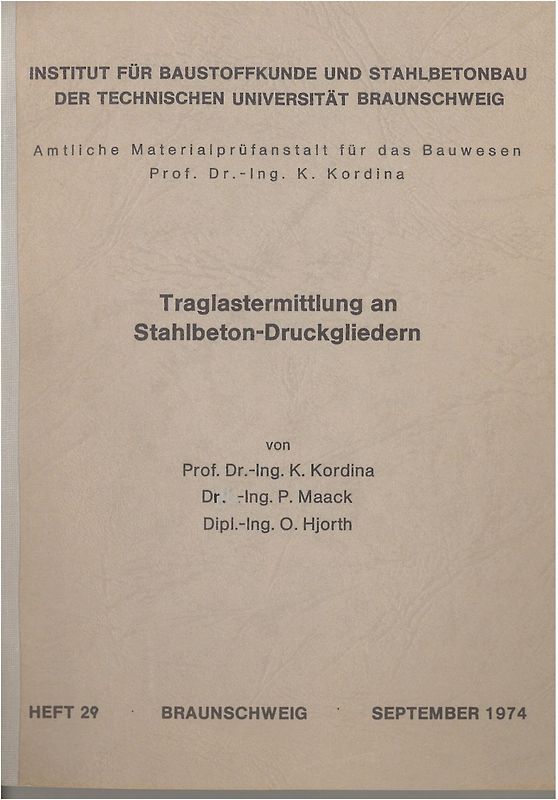 Traglastermittlung an Stahlbeton-Druckgliedern